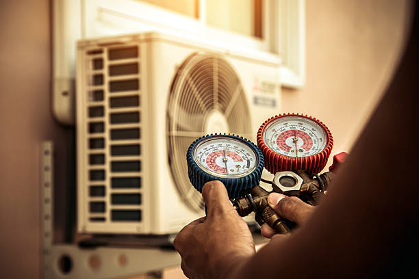 Professional Hvac technician working in Bowmansville, NY